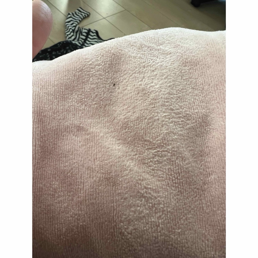 女の子　薄手ボーダーチュニックとピンク裾フリルズボン　95サイズ キッズ/ベビー/マタニティのキッズ服女の子用(90cm~)(Tシャツ/カットソー)の商品写真