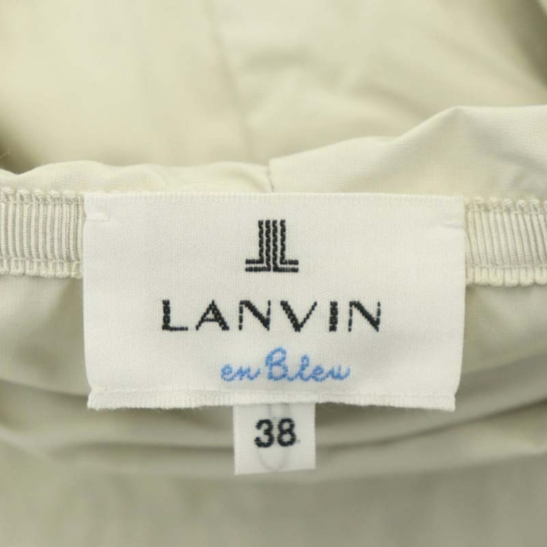 LANVIN en Bleu(ランバンオンブルー)のランバンオンブルー タフタフリル裏毛パーカー ジャケット アウター  38 レディースのトップス(パーカー)の商品写真