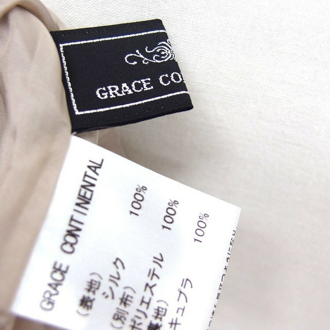 GRACE CONTINENTAL(グレースコンチネンタル)のグレースコンチネンタル GRACE CONTINENTAL シルク ワンピース レディースのワンピース(ひざ丈ワンピース)の商品写真