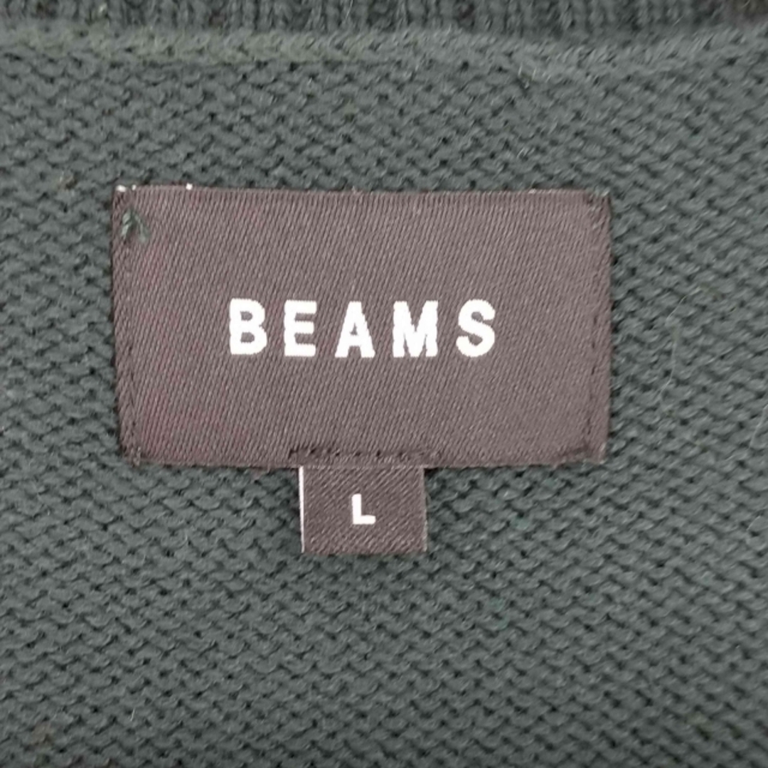 BEAMS(ビームス)のBEAMS(ビームス) 7ゲージダメージVネックカーディガン メンズ トップス メンズのトップス(カーディガン)の商品写真
