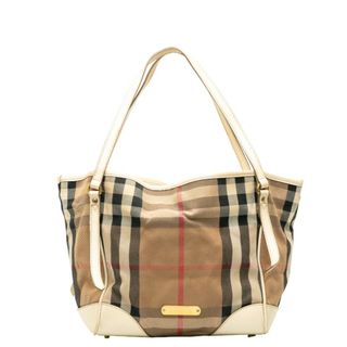 バーバリー(BURBERRY)のバーバリー ノバチェック トートバッグ キャンバス レディース BURBERRY 【1-0128394】(トートバッグ)