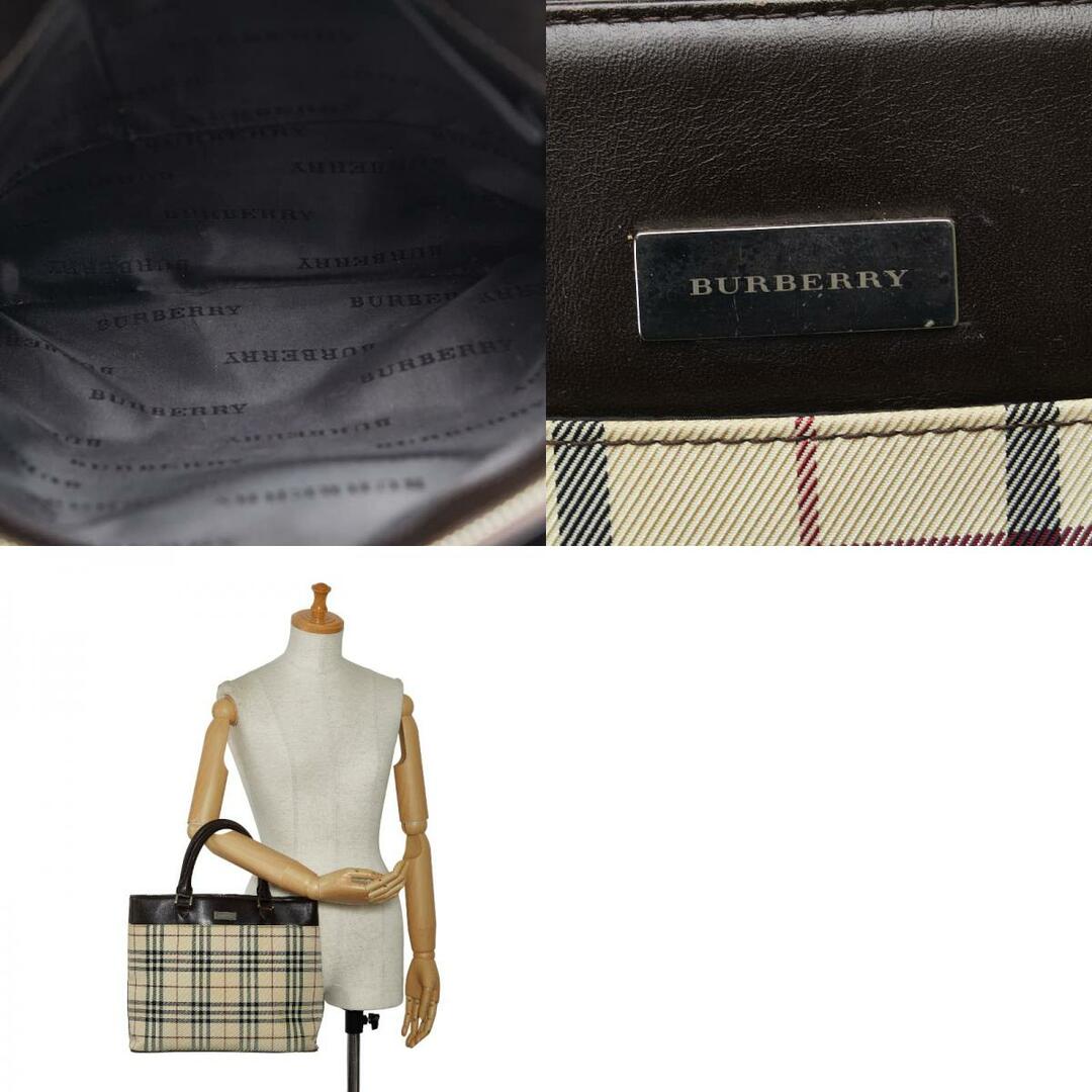 BURBERRY(バーバリー)のバーバリー ノバチェック ハンドバッグ トートバッグ キャンバス レディース BURBERRY 【1-0128721】 レディースのバッグ(ハンドバッグ)の商品写真