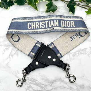クリスチャンディオール(Christian Dior)のクリスチャンディオール ショルダーストラップ ブルー シルバー 廃盤モデル(その他)