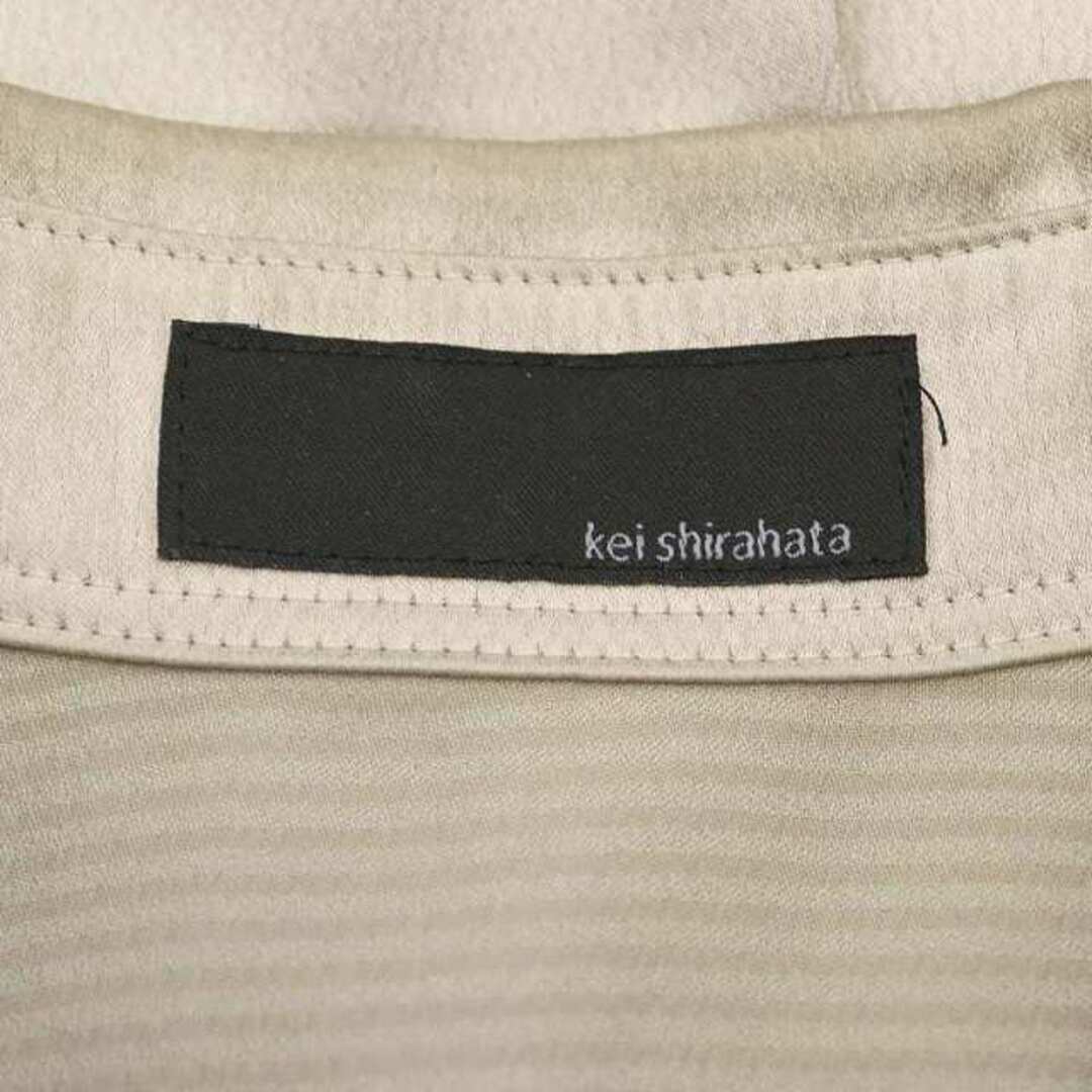 ケイシラハタ サテンロングスリーブシャツ ワイドパンツ F 0 XS グレー レディースのトップス(シャツ/ブラウス(長袖/七分))の商品写真