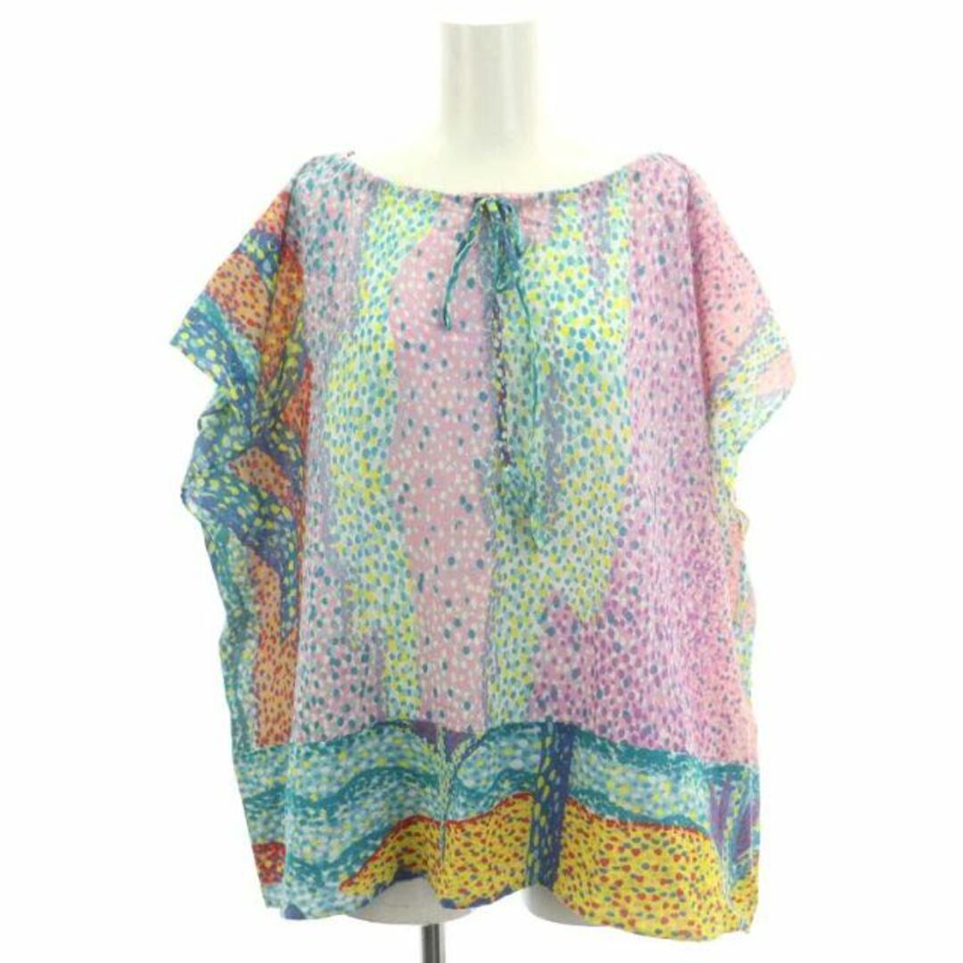 TSUMORI CHISATO(ツモリチサト)のツモリチサト ナイル川コットンプリントTシャツ カットソー 半袖 2 レディースのトップス(Tシャツ(半袖/袖なし))の商品写真