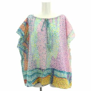 ツモリチサト(TSUMORI CHISATO)のツモリチサト ナイル川コットンプリントTシャツ カットソー 半袖 2(Tシャツ(半袖/袖なし))