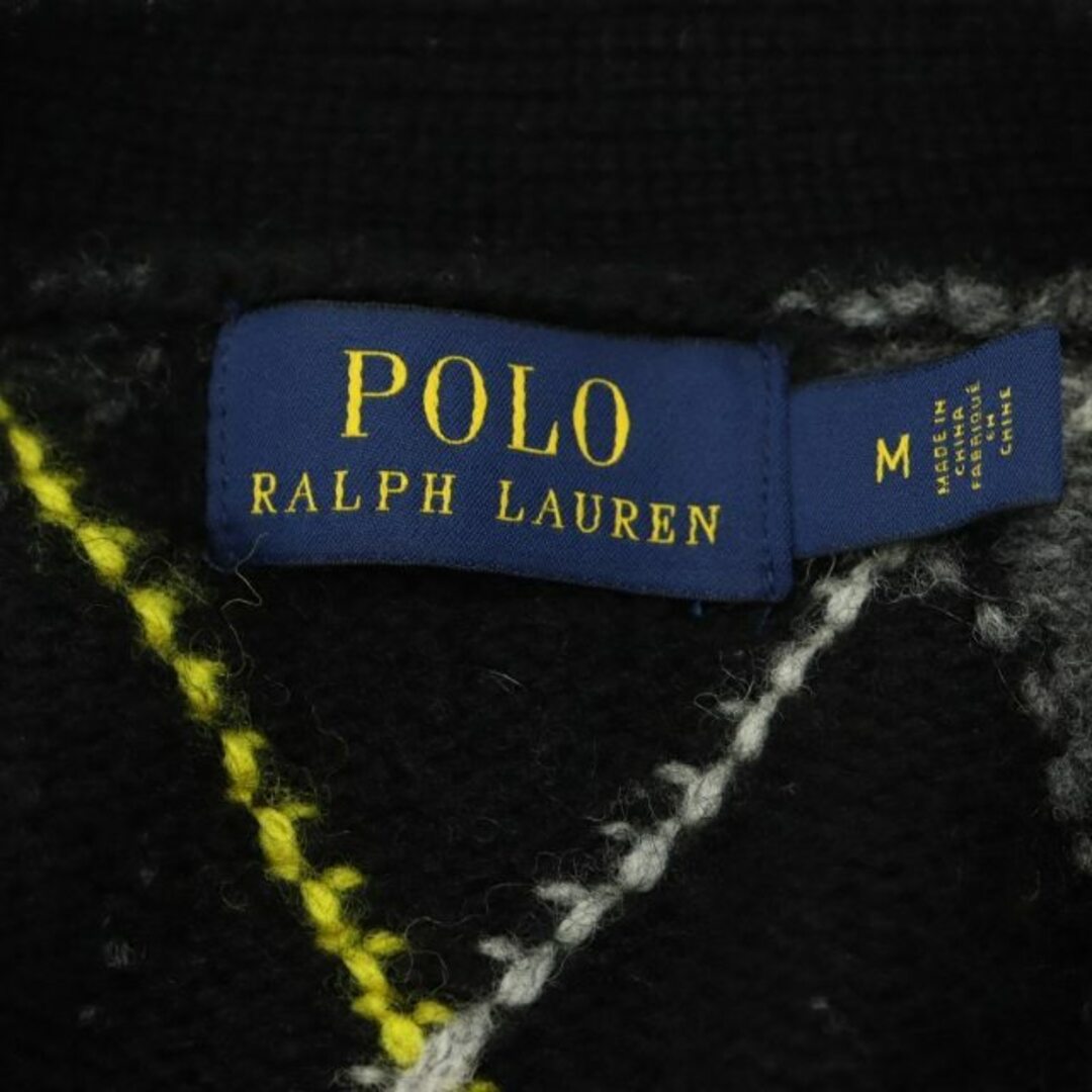 POLO RALPH LAUREN(ポロラルフローレン)のポロ ラルフローレ アルパカ混 アーガイル柄 カーディガン ニット 長袖 レディースのトップス(カーディガン)の商品写真