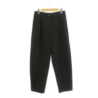 ザラ(ZARA)のザラ ZARA タックワイドパンツ ジッパーフライ S 黒 ブラック(その他)