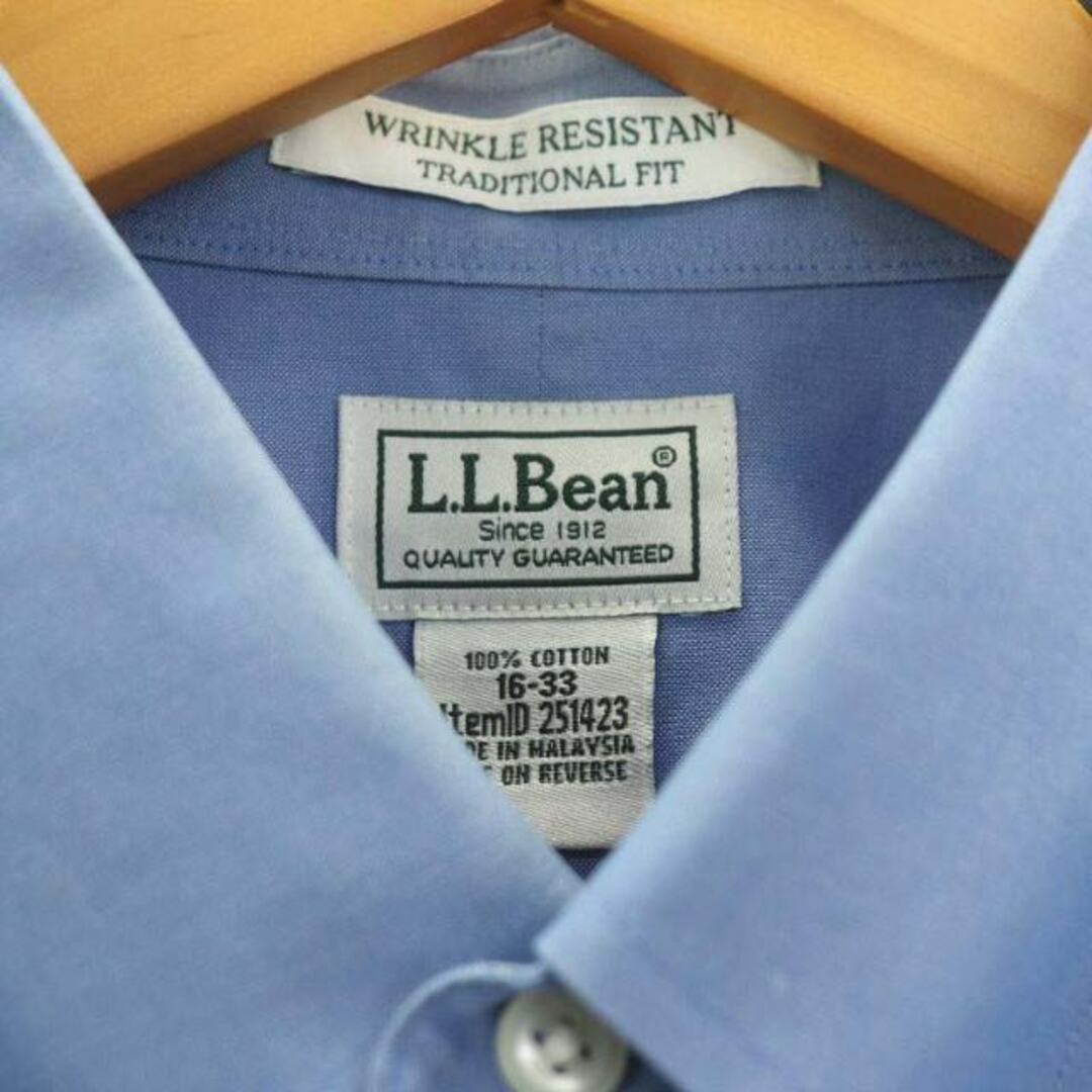 L.L.Bean(エルエルビーン)のL.L.BEAN シャツ 長袖 前開き BD ボタンダウン コットン 16-33 メンズのトップス(シャツ)の商品写真