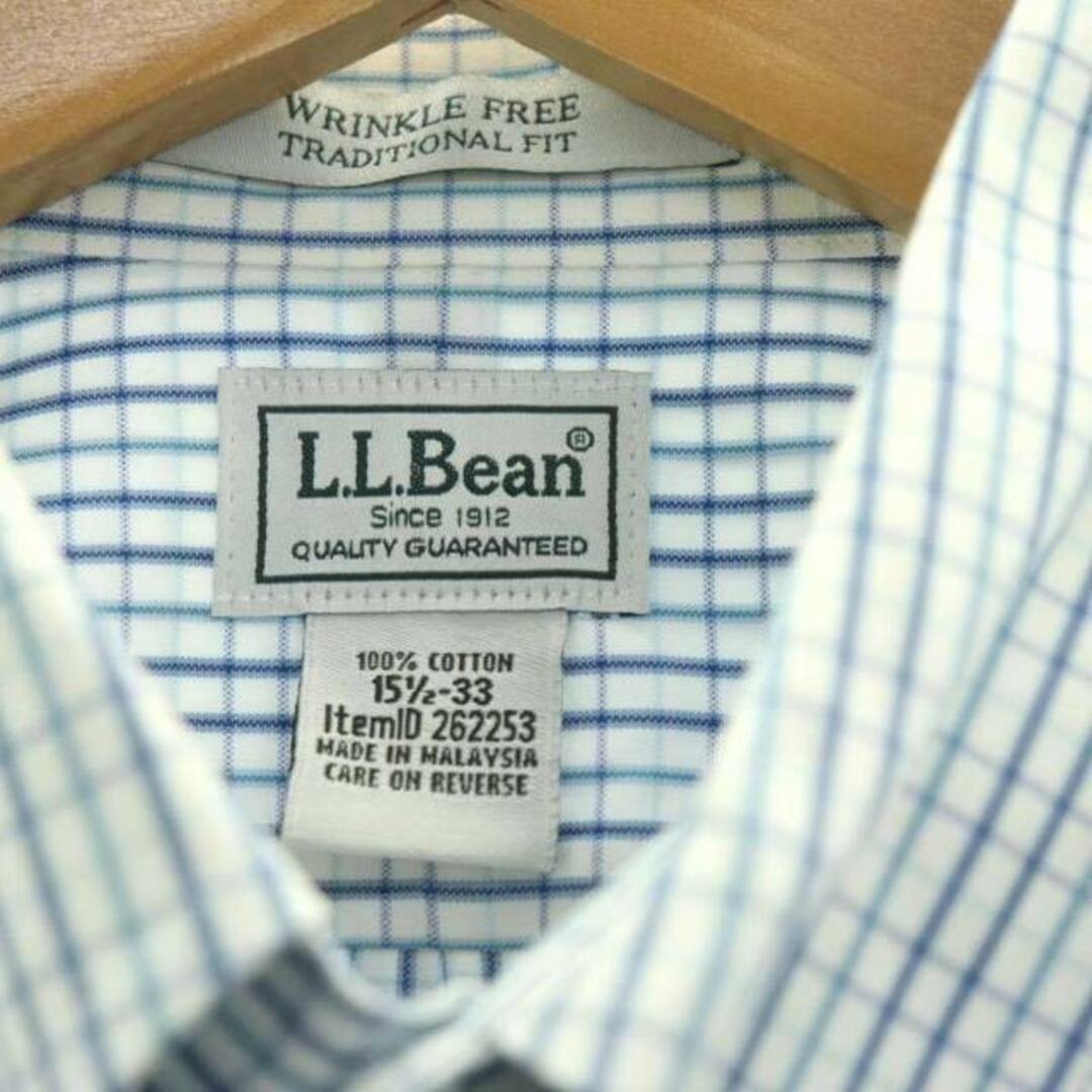 L.L.Bean(エルエルビーン)のL.L.BEAN シャツ 長袖 前開き チェック BD 15 2/1-33 メンズのトップス(シャツ)の商品写真