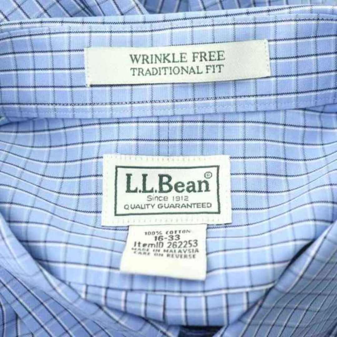 L.L.Bean(エルエルビーン)のL.L.BEAN シャツ 長袖 前開き チェック BD ボタンダウン 16-33 メンズのトップス(シャツ)の商品写真