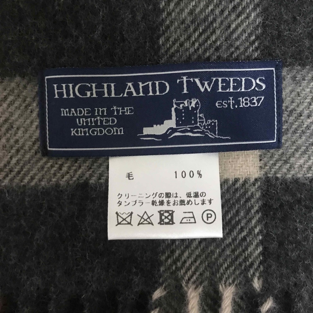 HIGHLAND TWEEDS(ハイランドツィード)のHlGHLAND TWEEDS マフラー レディースのファッション小物(マフラー/ショール)の商品写真