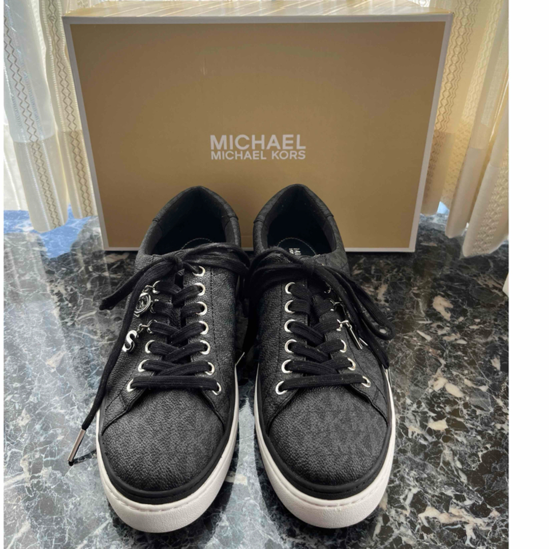 Michael Kors(マイケルコース)のMICHAEL MICHAEL KORS レースアップスニーカー24.5cm レディースの靴/シューズ(スニーカー)の商品写真