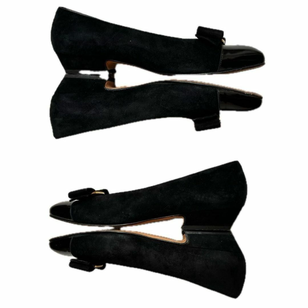 FERRAGAMO - Salvatore Ferragamo ヴァラ パンプス 黒 5D FERRAGAMO - Salvatore Ferragamo ヴァラ パンプス 黒 5D