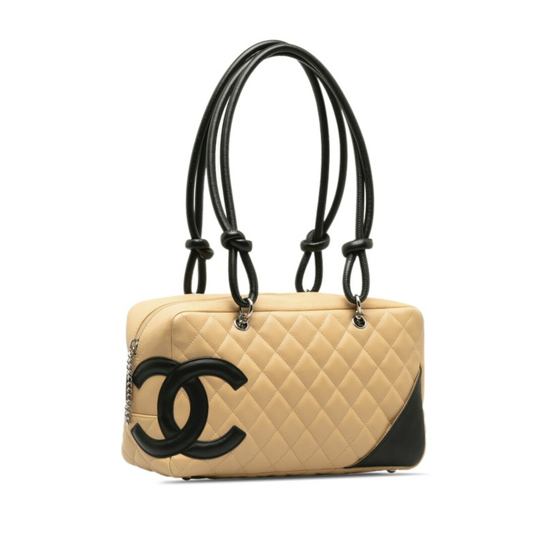 CHANEL(シャネル)のシャネル カンボン ココマーク ボーリングバッグ ハンドバッグ ミニボストンバッグ レザー レディース CHANEL 【222-37253】 レディースのバッグ(ハンドバッグ)の商品写真