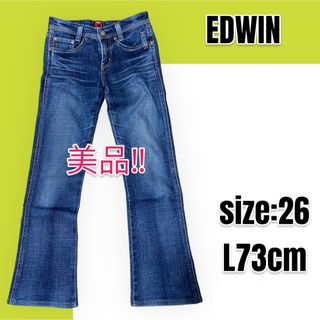 エドウィン(EDWIN)の【美品】【レア】EDWIN エドウィン 503 ブーツカット ジーンズ(デニム/ジーンズ)