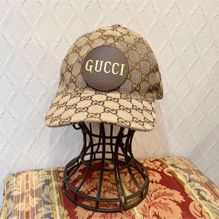 Gucci - GUCCI ベースボールキャップ キャンバス アディダスコラボ