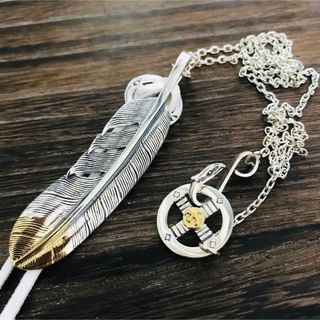 新品 silver 先金フェザー ネックレス ゴローズ 好きにオススメ(ネックレス)