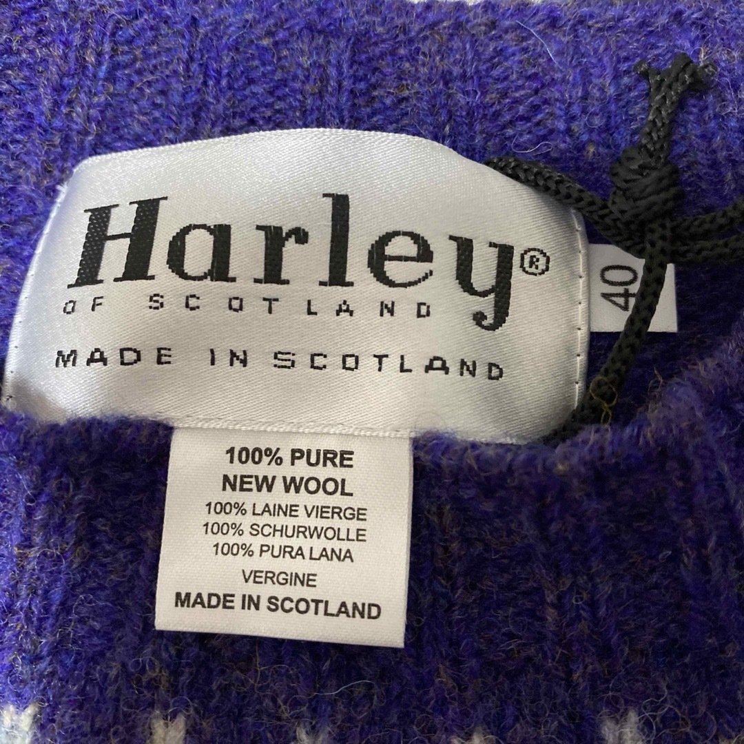 Harley of Scotland(ハーレーオブスコットランド)の専用‼️です　新品・未使用　Harley of Scotland  ウールニット レディースのトップス(ニット/セーター)の商品写真