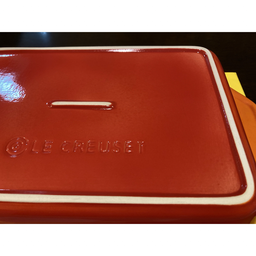 LE CREUSET(ルクルーゼ)の極美品 LE CREUSET Rectangular Bake Dish インテリア/住まい/日用品のキッチン/食器(食器)の商品写真