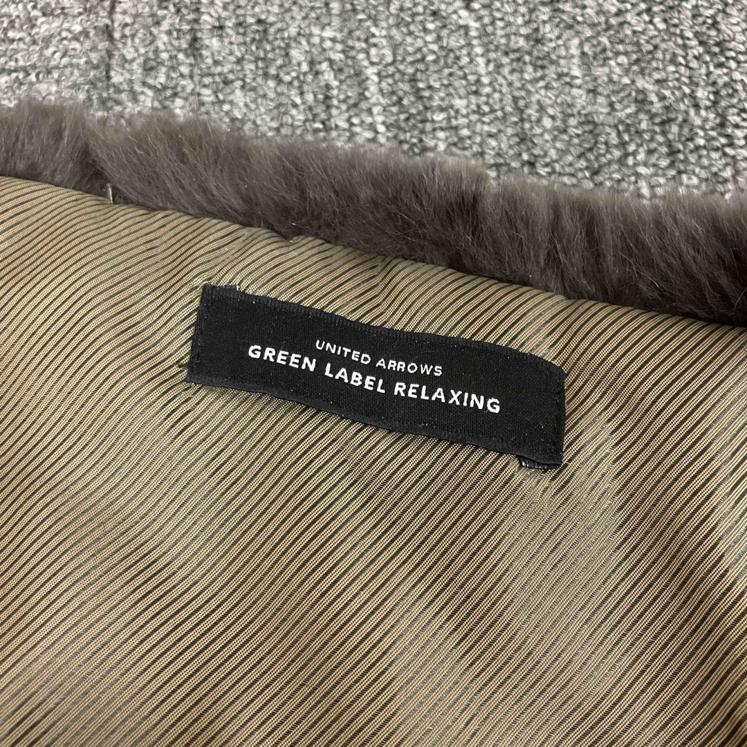 UNITED ARROWS green label relaxing(ユナイテッドアローズグリーンレーベルリラクシング)の即決 GREEN LABEL RELAXING ファーマフラー レディースのファッション小物(マフラー/ショール)の商品写真