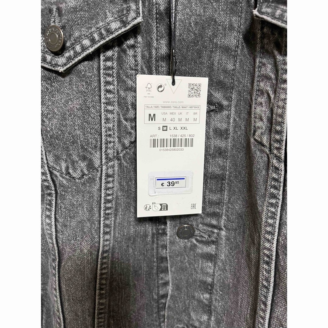 ZARA(ザラ)のzara デニムジャケット メンズのジャケット/アウター(Gジャン/デニムジャケット)の商品写真