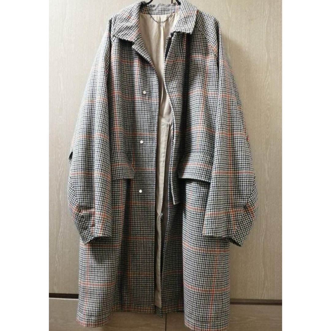 Jieda - JieDa ジエダ HOUNDS TOOTH OVER COAT オーバーコートの通販