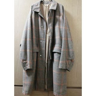 JieDa ジエダ HOUNDS TOOTH OVER COAT オーバーコート