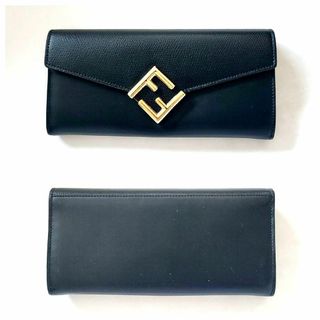 FENDI - フェンディFFダイヤモンド☆レザー☆コンチネンタル☆長財布の