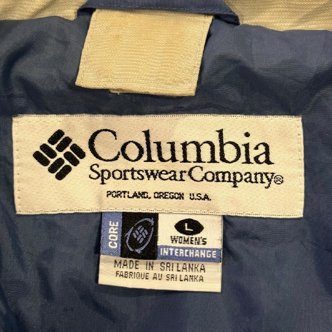 Columbia(コロンビア)のコロンビア　Columbia　マウンテンジャケット　ドローコード　青 レディースのジャケット/アウター(ナイロンジャケット)の商品写真