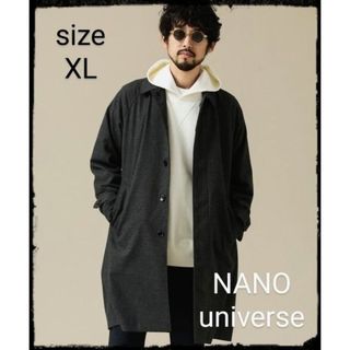 nano・universe - NANO universe【美品】CARREMANドロップバルカラーコート