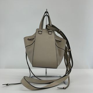 ロエベ(LOEWE)の【LOEWE ロエベ ハンモック ドローストリングミニ ショルダーバッグ ソフトグレインカーフ ベージュ Hammok アナグラム 正規品】(ショルダーバッグ)