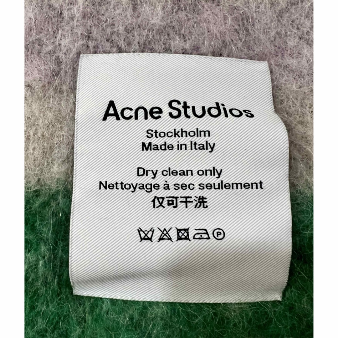 Acne Studios(アクネストゥディオズ)の【早い者勝ち!】希少カラー acne studious アクネ モヘア　マフラー レディースのファッション小物(マフラー/ショール)の商品写真