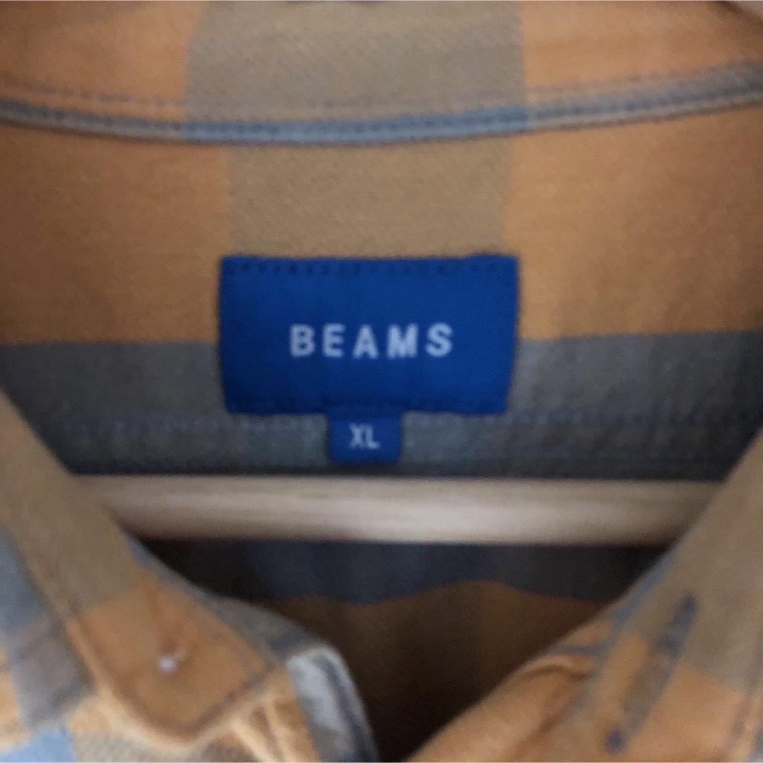 BEAMS(ビームス)のビームス　チェックシャツ　長袖 メンズのトップス(シャツ)の商品写真