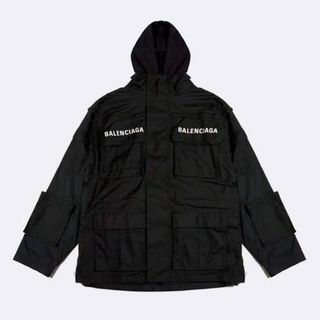 バレンシアガ(Balenciaga)のBALENCIAGA PARIS ALL IN パーカー & ジャケット コート(パーカー)