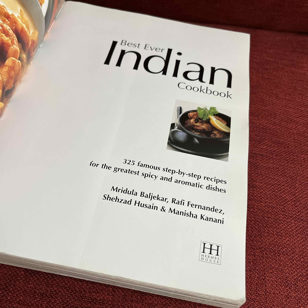 Indian Cookbook インド料理本　洋書 エンタメ/ホビーの本(洋書)の商品写真