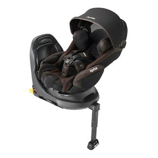 アップリカ(Aprica)の【美品】アップリカ チャイルドシート フラディアグロウ ISOFIX ブラウン(自動車用チャイルドシート本体)