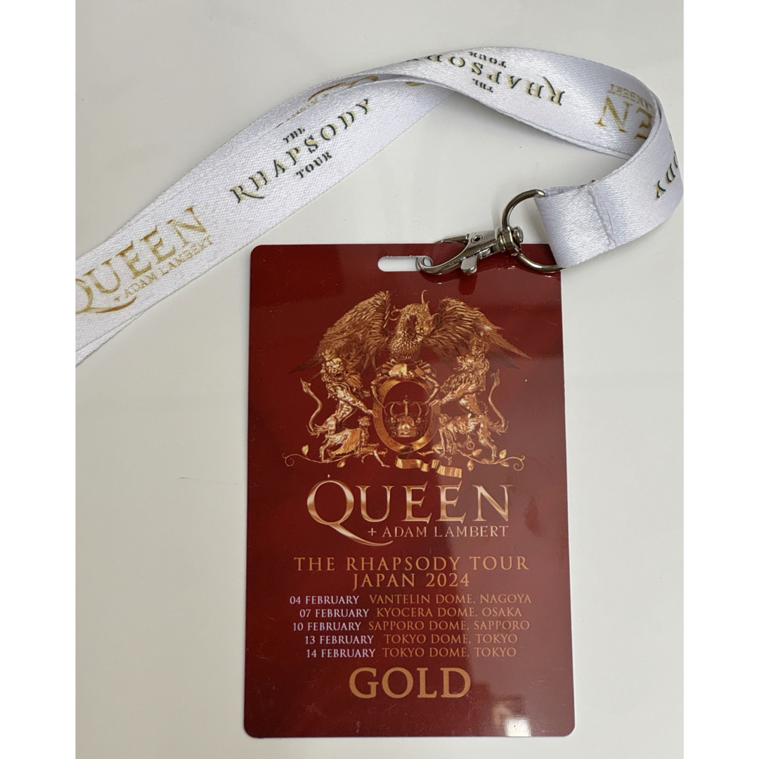 Queen(クイーン)のクイーン＋アダム・ランバート　ゴールド特典グッズ　QAL2024 エンタメ/ホビーのタレントグッズ(ミュージシャン)の商品写真