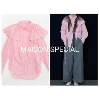 MAISON SPECIAL - MAISON SPECIAL×ZARA ストライプネクタイシャツ ...