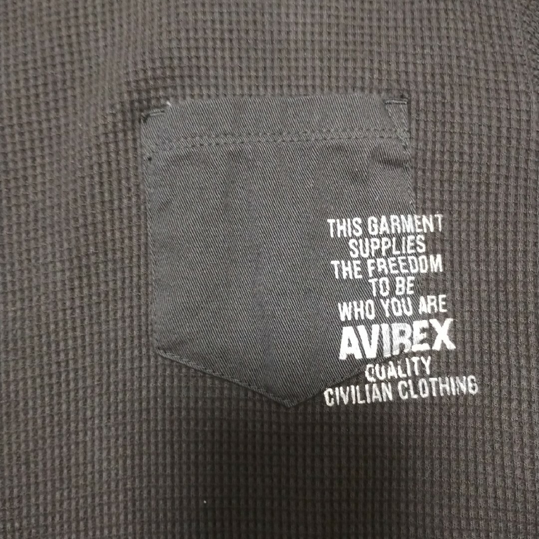 AVIREX(アヴィレックス)のアヴィレックス　黒ロンT メンズのトップス(Tシャツ/カットソー(七分/長袖))の商品写真