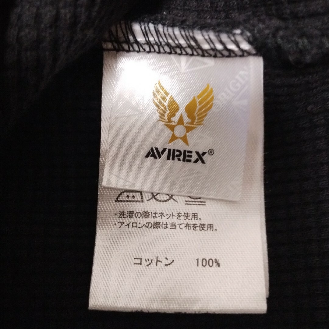 AVIREX(アヴィレックス)のアヴィレックス　黒ロンT メンズのトップス(Tシャツ/カットソー(七分/長袖))の商品写真