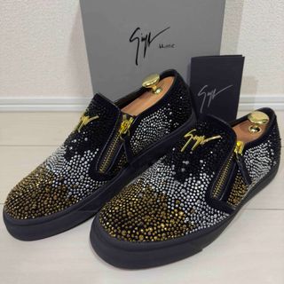 ジュゼッペザノッティ(GIUZEPPE ZANOTTI)の定価21.1万円 ジュゼッペザノッティ スワロフスキースニーカー スリッポン(スニーカー)