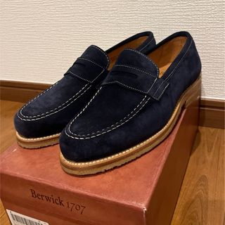 Berwick - 【新品】Berwick バーウィック ローファー 4962  ソール　ネイビー