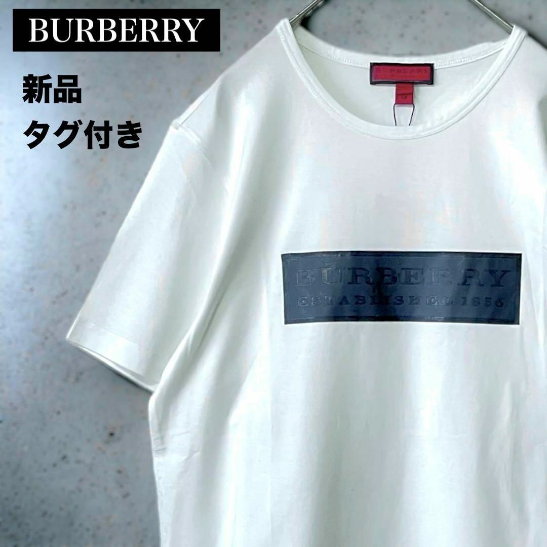 BURBERRY - 【未使用タグ付き】Burberry Tシャツ 半袖 カットソー ロゴ