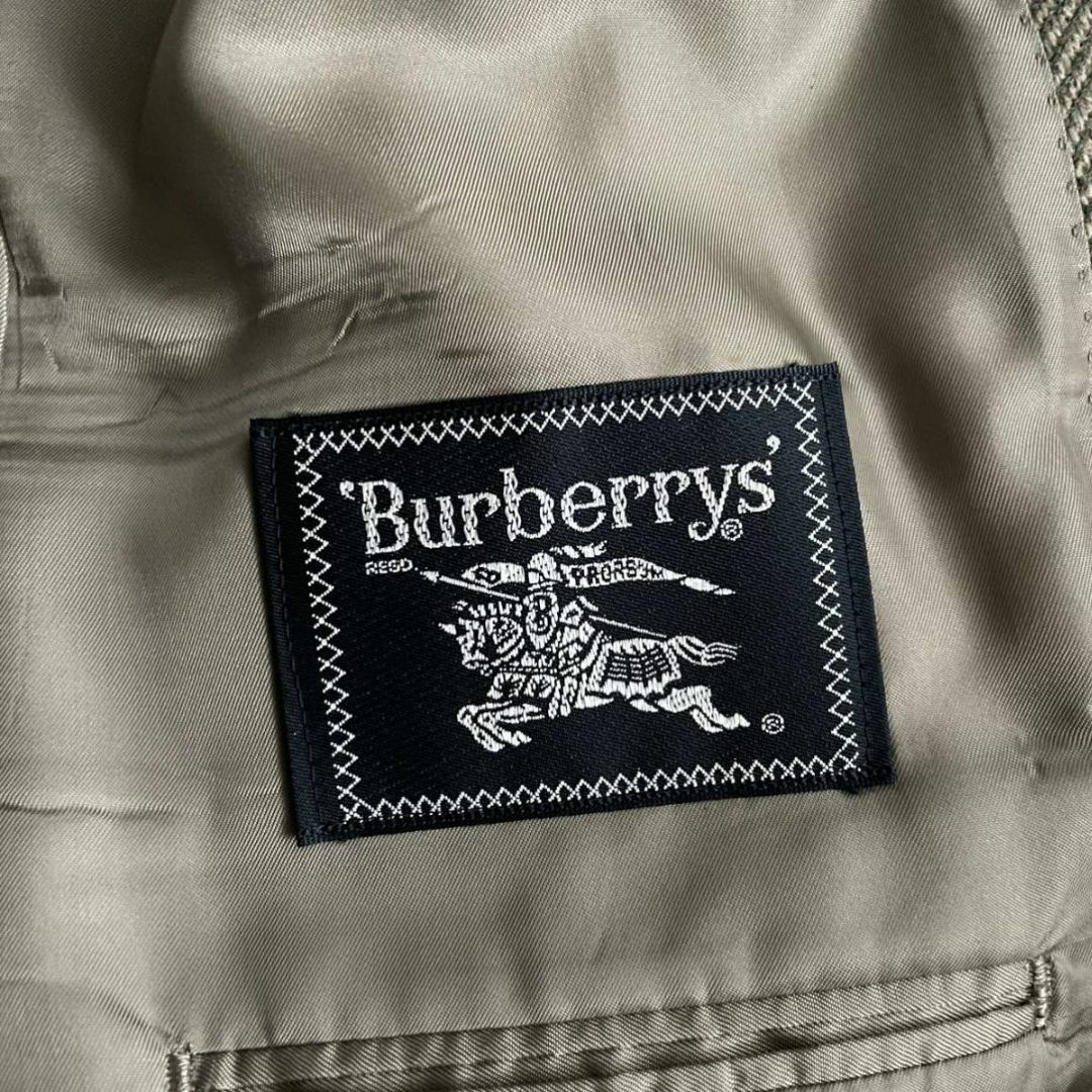 BURBERRY(バーバリー)の【未使用級】バーバリーズBurberry ツイードジャケット極上ウール ブラウン メンズのジャケット/アウター(テーラードジャケット)の商品写真