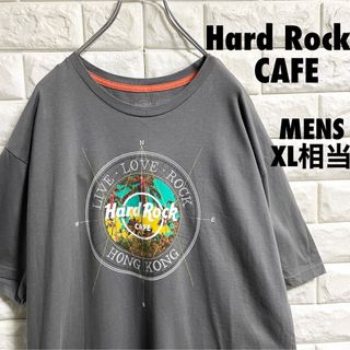 ハードロックカフェ(Hard Rock CAFE)のハードロックカフェ　香港　半袖Tシャツ　メンズXLサイズ(Tシャツ/カットソー(半袖/袖なし))