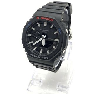 カシオ(CASIO)のCASIO カシオ G-SHOCK カーボン コアガード クォーツ腕時計 GA-2100 ブラック(ラバーベルト)