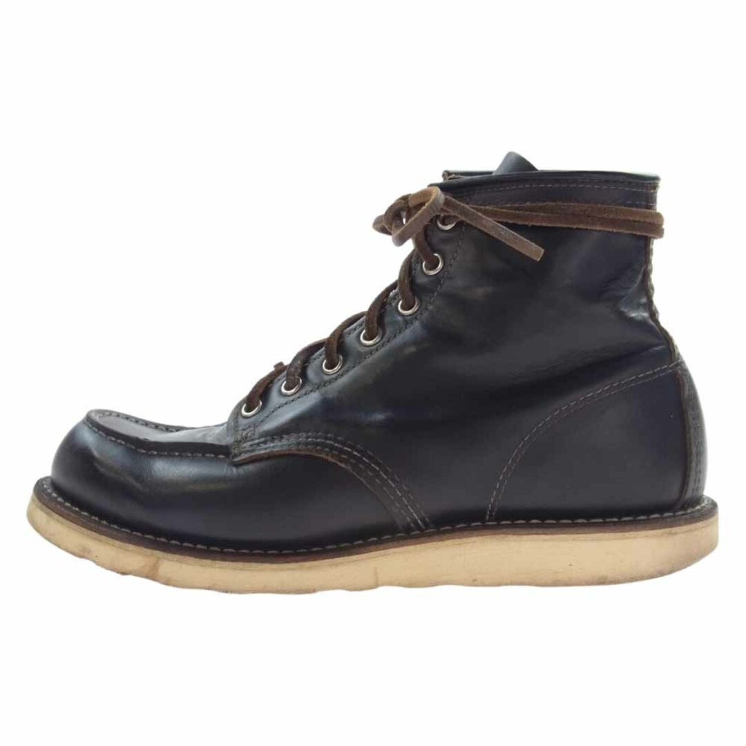 REDWING(レッドウィング)のRED WING レッドウィング ブーツ 9874 Irish Setter 6 Moc BLACK KLONDIKE 犬タグ 復刻 アイリッシュセッター 6インチ モック レースアップ レザー ブーツ 茶芯 クロンダイク ブラック系 8 1/2 E【中古】 メンズの靴/シューズ(ブーツ)の商品写真