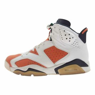 ナイキ(NIKE)のNIKE ナイキ スニーカー 384664-145 AIR JORDAN 6 RETRO エア ジョーダン 6 レトロ ゲータレード サミットホワイト チームオレンジ ブラック ホワイト系 US10【中古】(スニーカー)