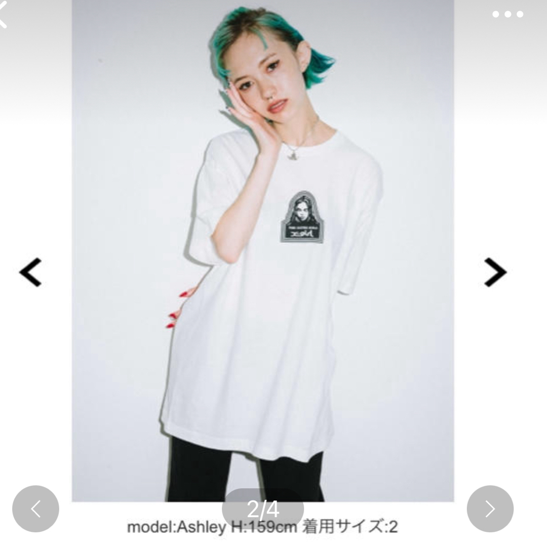 X-girl(エックスガール)のx-girl tシャツ レディースのトップス(Tシャツ(半袖/袖なし))の商品写真